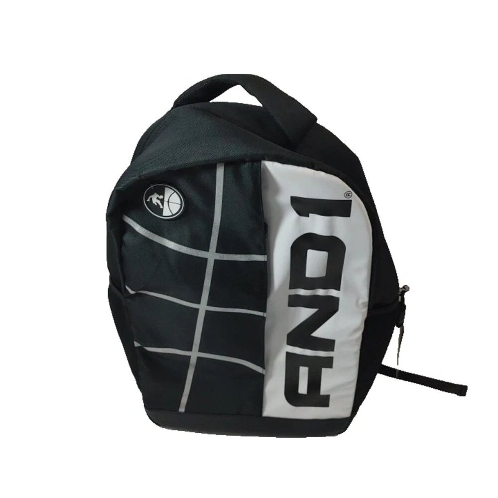And 1  Black  Silver & White  Basketball Logo Tech Backpack  Brand New with Tags